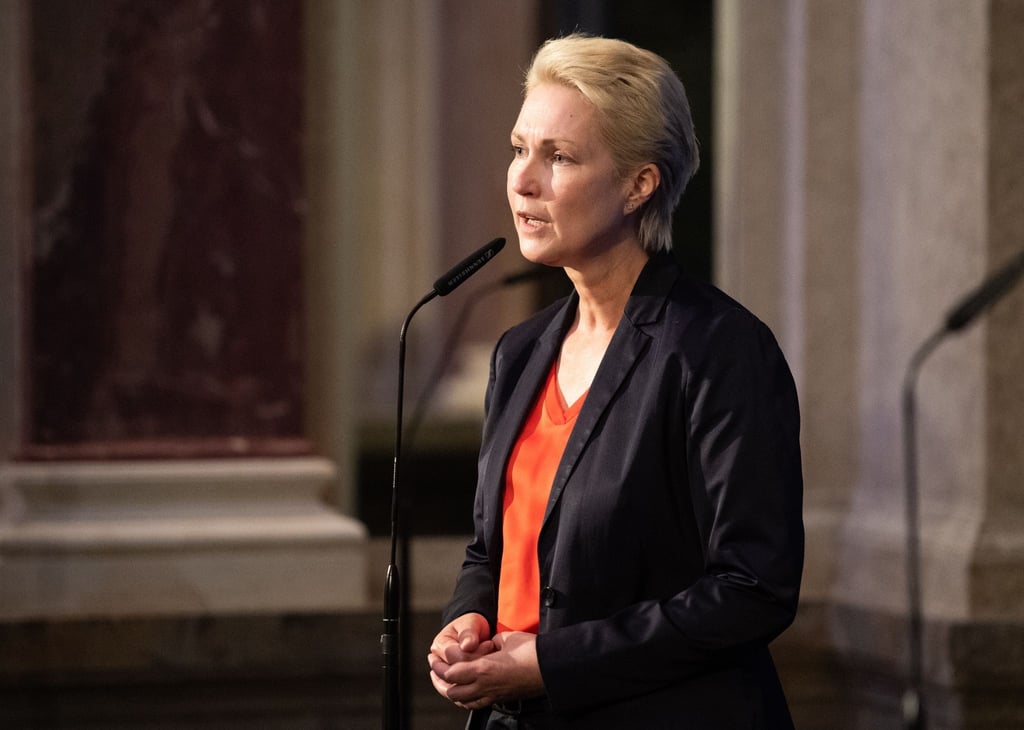 Manuela Schwesig (SPD), Ministerpräsidentin von Mecklenburg-Vorpommern, spricht.
