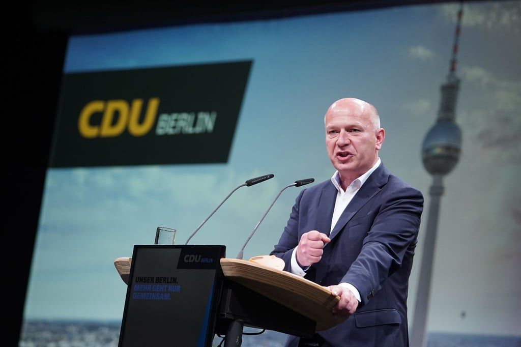 Kai Wegner (CDU), Landesvorsitzender der CDU Berlin und Spitzenkandidat.
