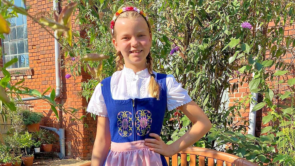 Maja Wünsche wird am Sonntag im Dirndl auftreten.