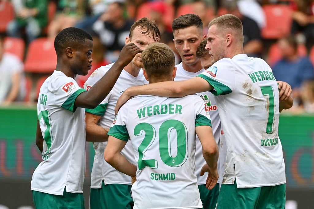 Absteiger Werder Bremen setzte sich souverän in Ingolstadt durch.