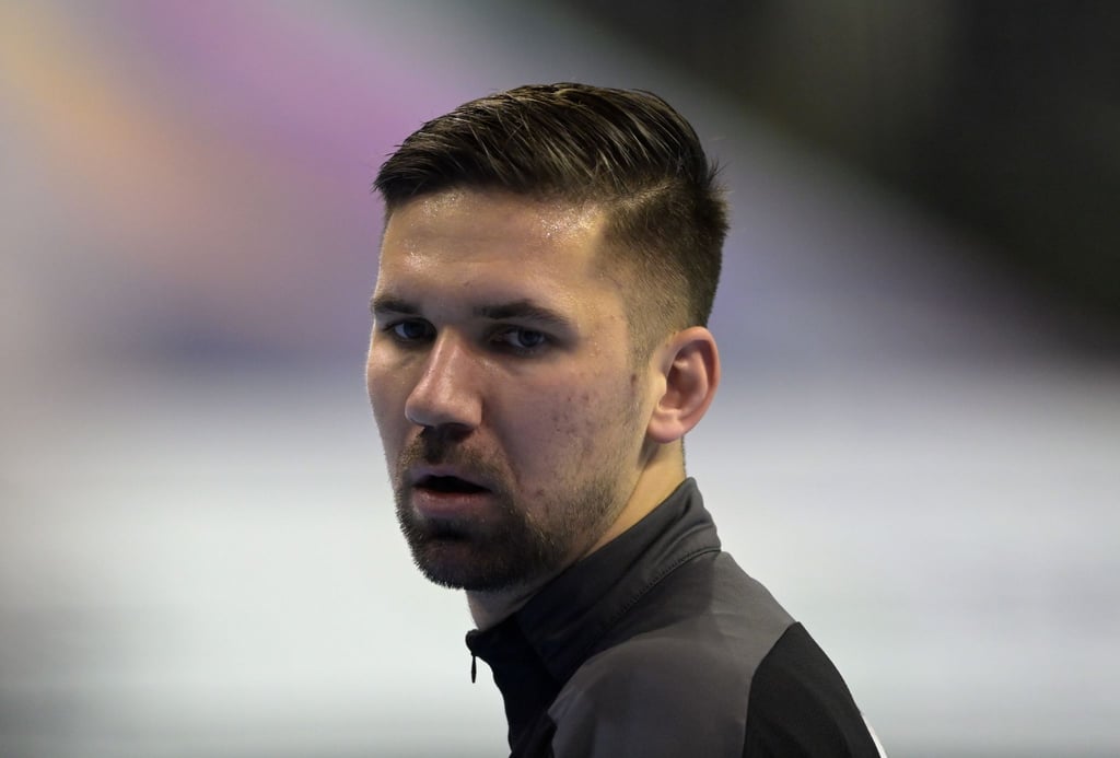 Deutschlands Fabian Wiede vor dem Spiel.