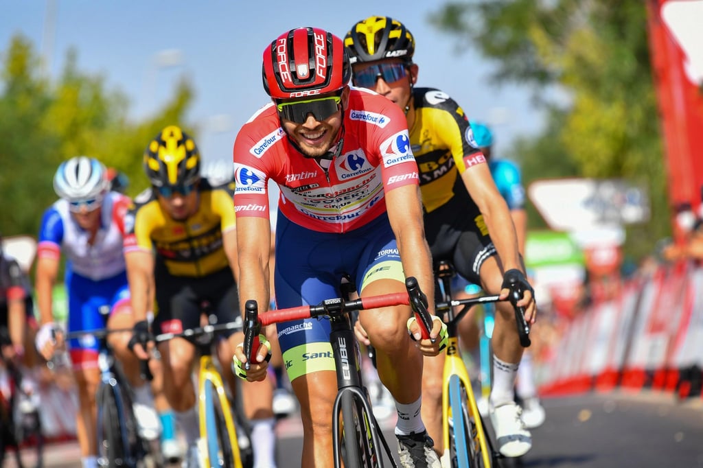 Der Norweger Odd Christian Eiking führt bei der Vuelta die Gesamtwertung an.
