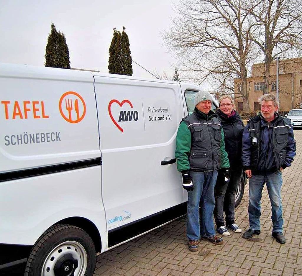 Die Arbeiterwohlfahrt (Awo) betreibt im Salzlandkreis die Tafel in Schönebeck, Calbe und auch in Staßfurt, mit denen die Bedürftigen mit Lebensmittelspenden versorgt werden. 