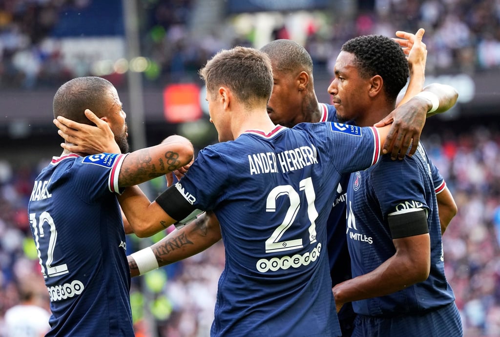 Ander Herrera (M) traf gegen Clermont Foot doppelt.