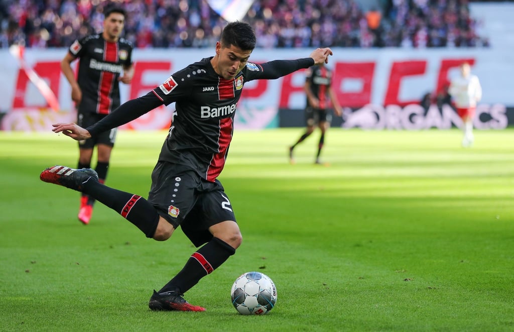 Leverkusens Exequiel Palacios fällt für die Bundesliga-Partie gegen den VfB Stuttgart aus.