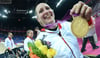 2012 gewann Annika Zeyen noch im Rollstuhlbasketball die Goldmedaille.