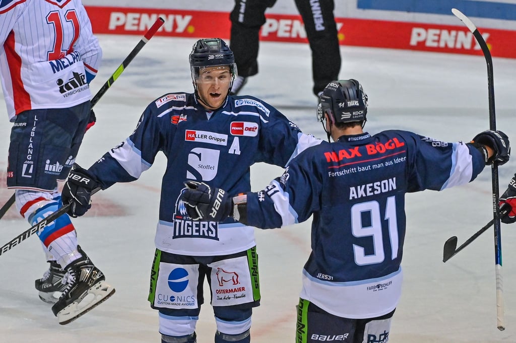 Die Straubing Tigers besiegten am ersten DEL-Spieltag den großen Favoriten Adler Mannheim.