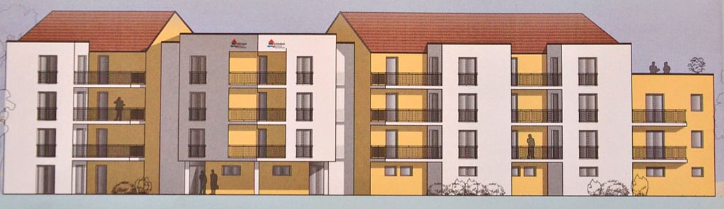So könnte der altersgerechte Neubau der Wohnungsbaugenossenschaft Schönebeck Am Stadtfeld aussehen. Zunächst wird aber der Bedarf an solchem Wohnraum zu den aufgerufenen Mietpreisen erfragt.