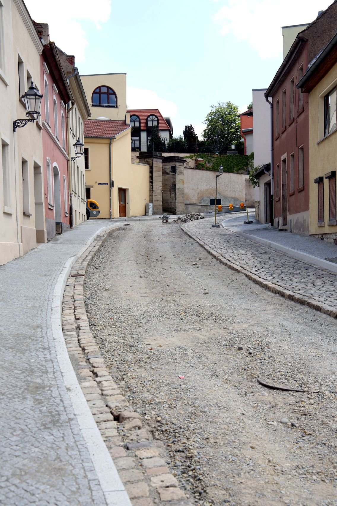 Letzte Restarbeiten am Kugelweg