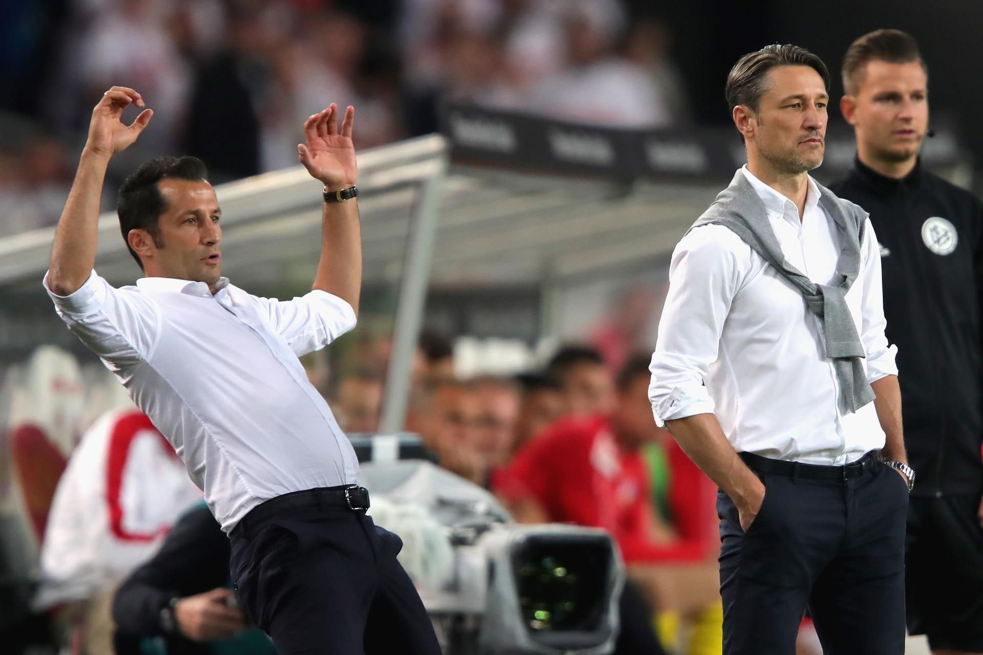 Machen schwere Zeiten durch: Sportdirektor Hasan Salihamidzic (l.) und FCB-Trainer Niko Kovac.