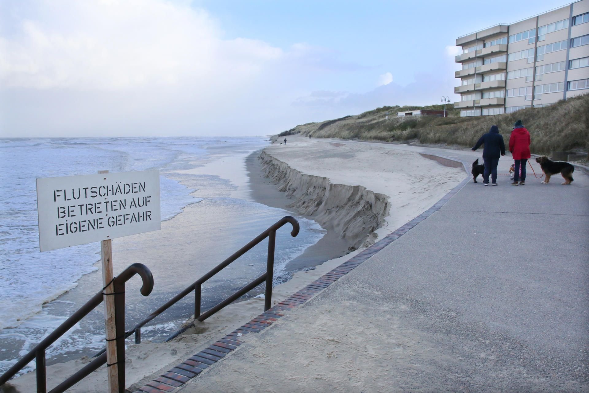 Die Strandpromenade von Wangerooge