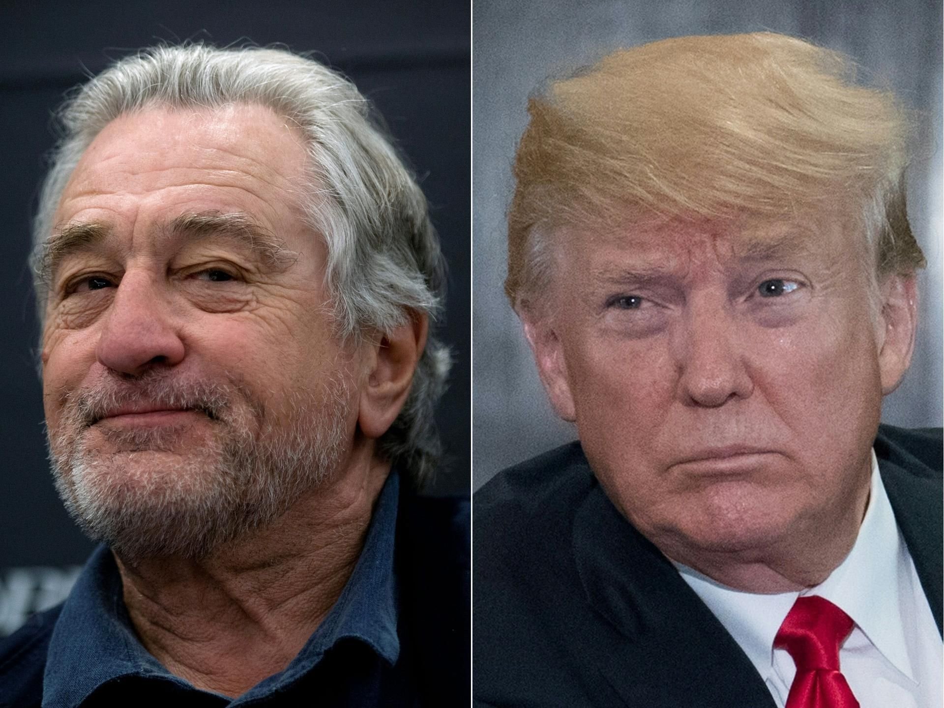 Können sich nicht riechen: Robert de Niro und Donald Trump