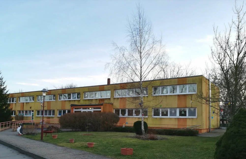 Das Gebäude der Kindertagesstätte „Bördespatzen“ in Egeln