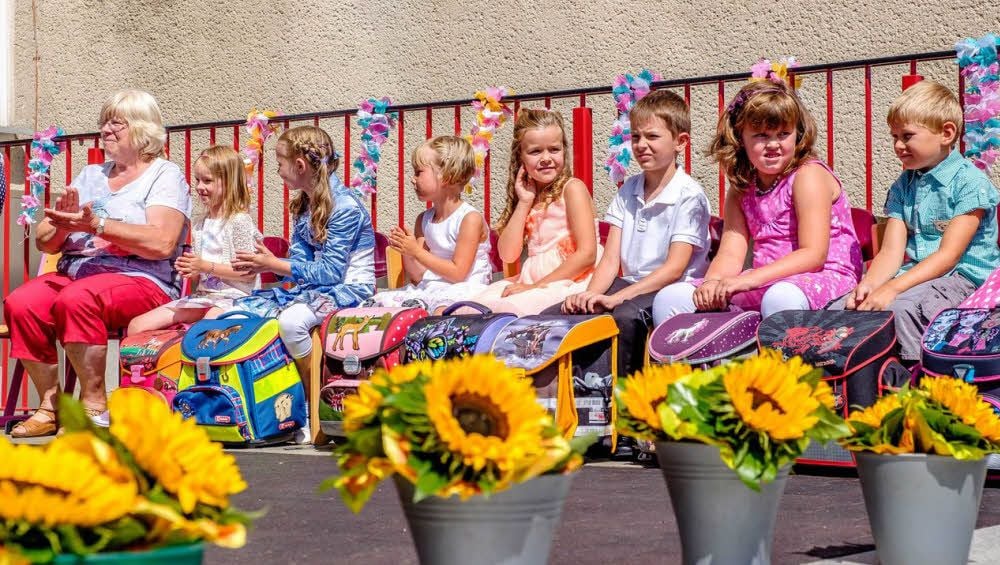 Sonnige Zeiten in der Schule, die sollen die Mädchen und Jungen in Klieken erleben. Der erste Tag war da schon mal vielversprechend.