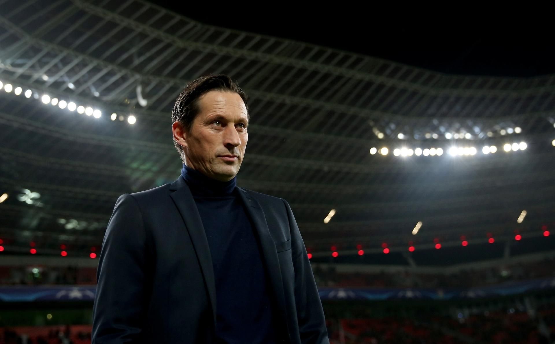 Roger Schmidt vor der Heimpleite in der Champions League gegen Atlético Madrid.