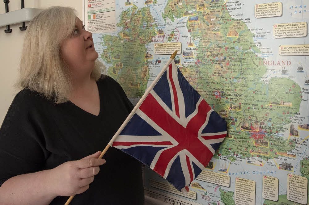 Die Britin Heather Fort ist Dozentin an der Kreisvolkshochschule und durch den bevorstehenden Brexit verunsichert.