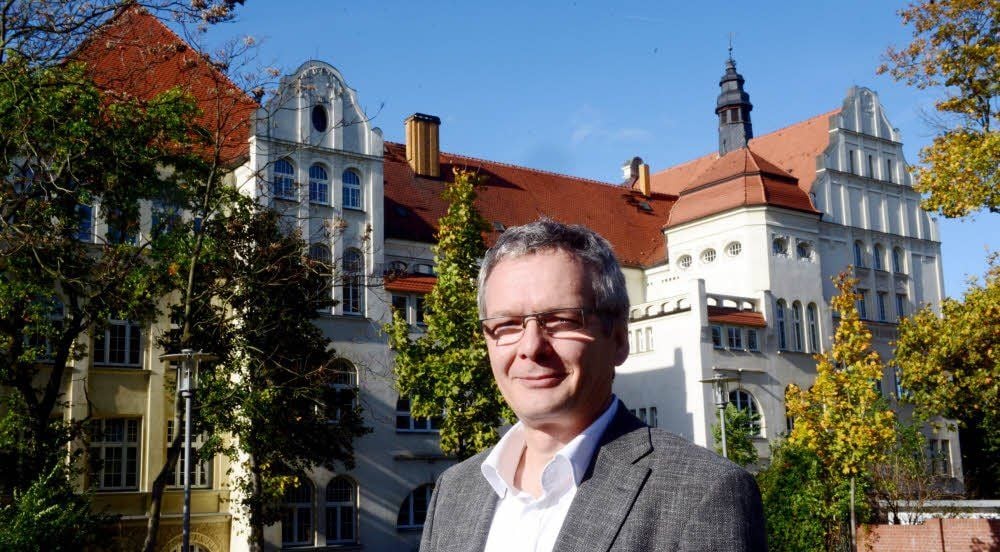 Thomas Gaube, der Leiter des Giebichenstein-Gymnasiums