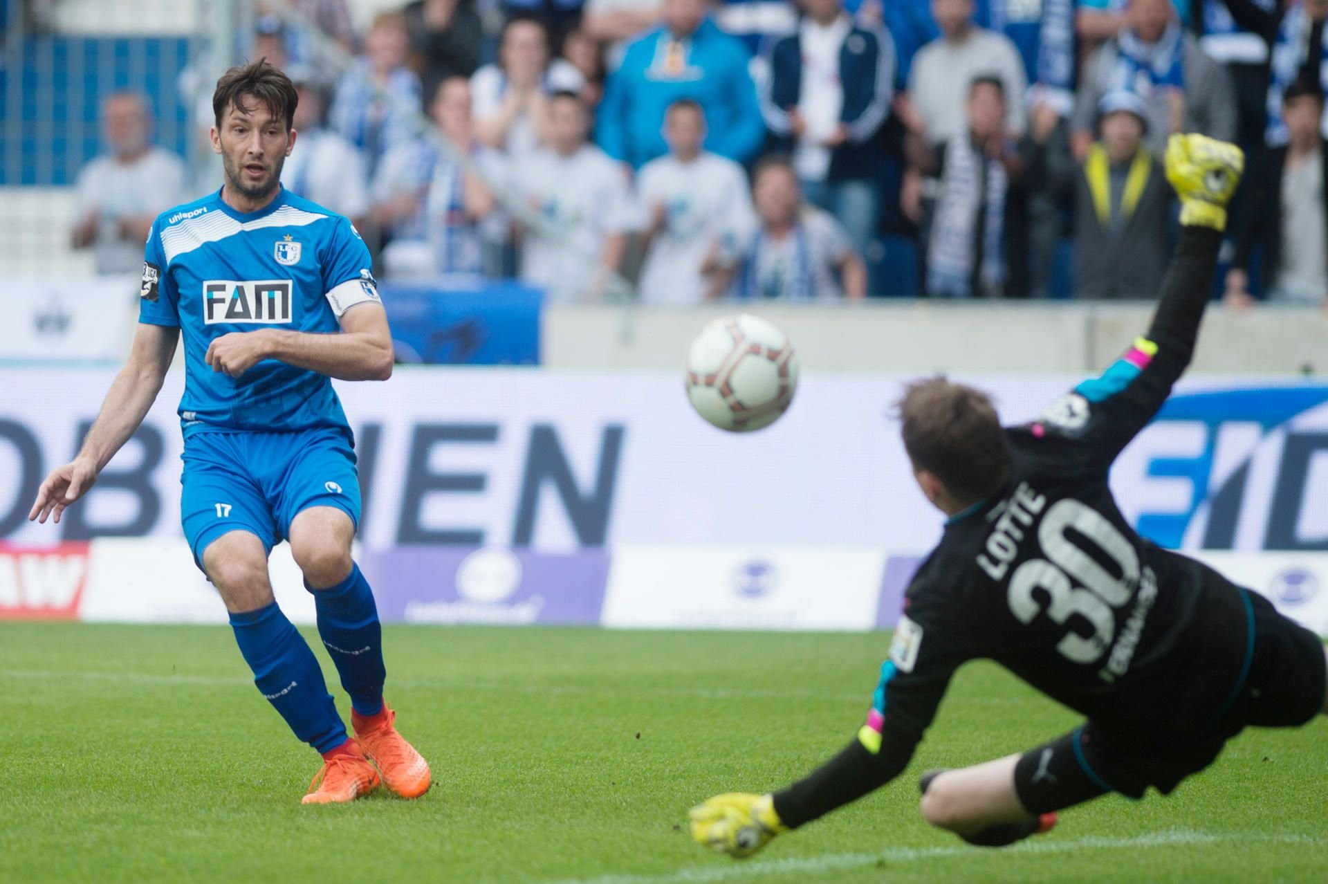 Marius Sowislo bleibt Mannschaftskapitän beim 1. FC Magdeburg.