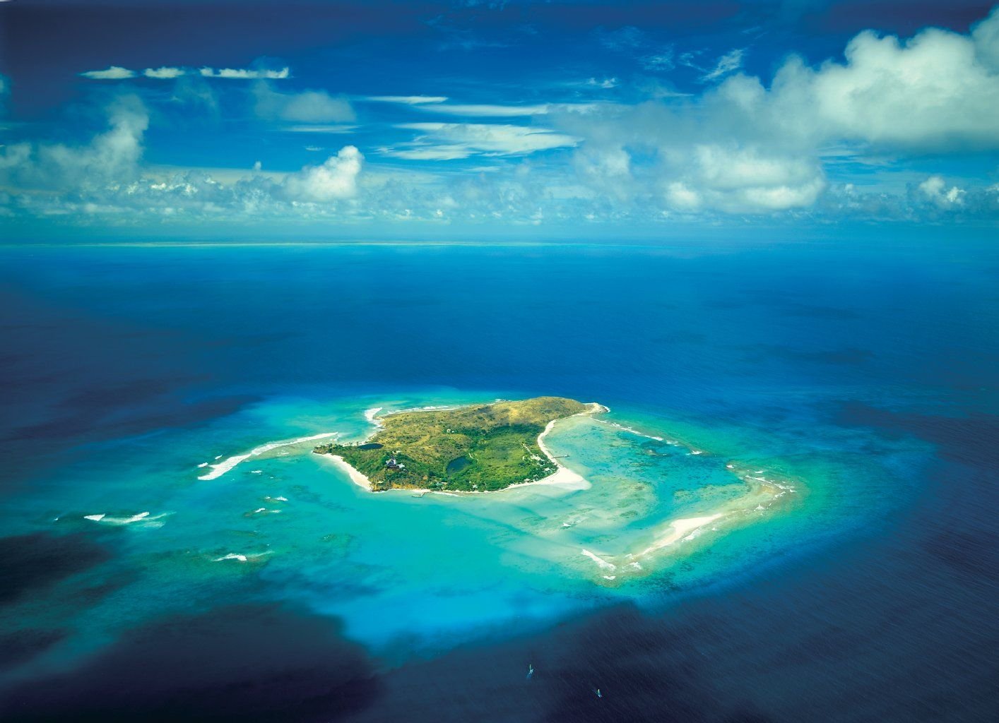 Neckar Island befindet sich seit 1978 im Besitz von Sir Richard Branson.