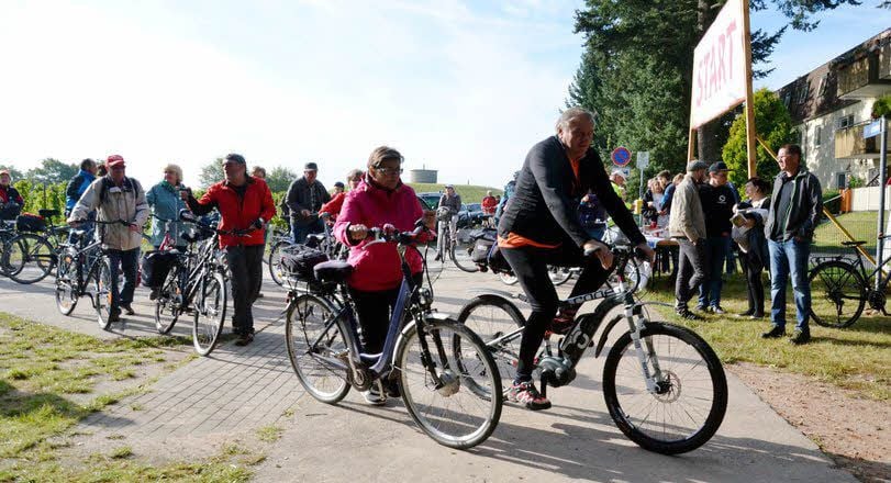 Über 1.000 Radfahrer sind bei der 20. Auflage des Rawata in Jessen dabei.