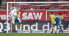 Kein Abschluss-Glück: Mathias Fetsch vergibt eine Chance für den HFC beim 0:0 gegen Jena.