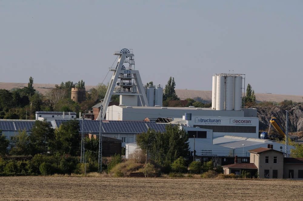 Der Schacht „Halle“ in Angersdorf, der zur Grube Teutschenthal gehört, gilt als Quelle der Geruchsbelästigungen.