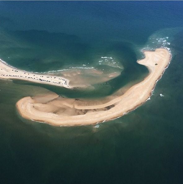 Plötzlich aufgtetaucht: Shelley Island.