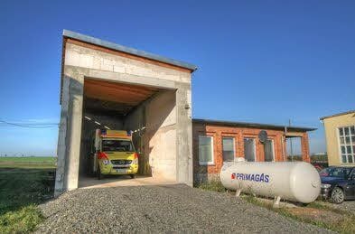 Die Garage der neuen Wache in Nienstedt ist zu groß.