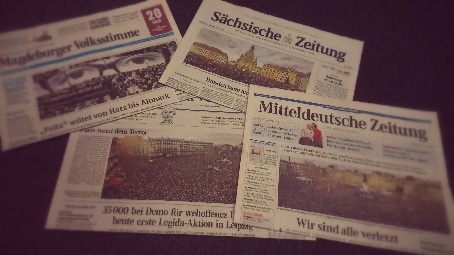 Die regionale Presseschau am Montag, 12. Januar.