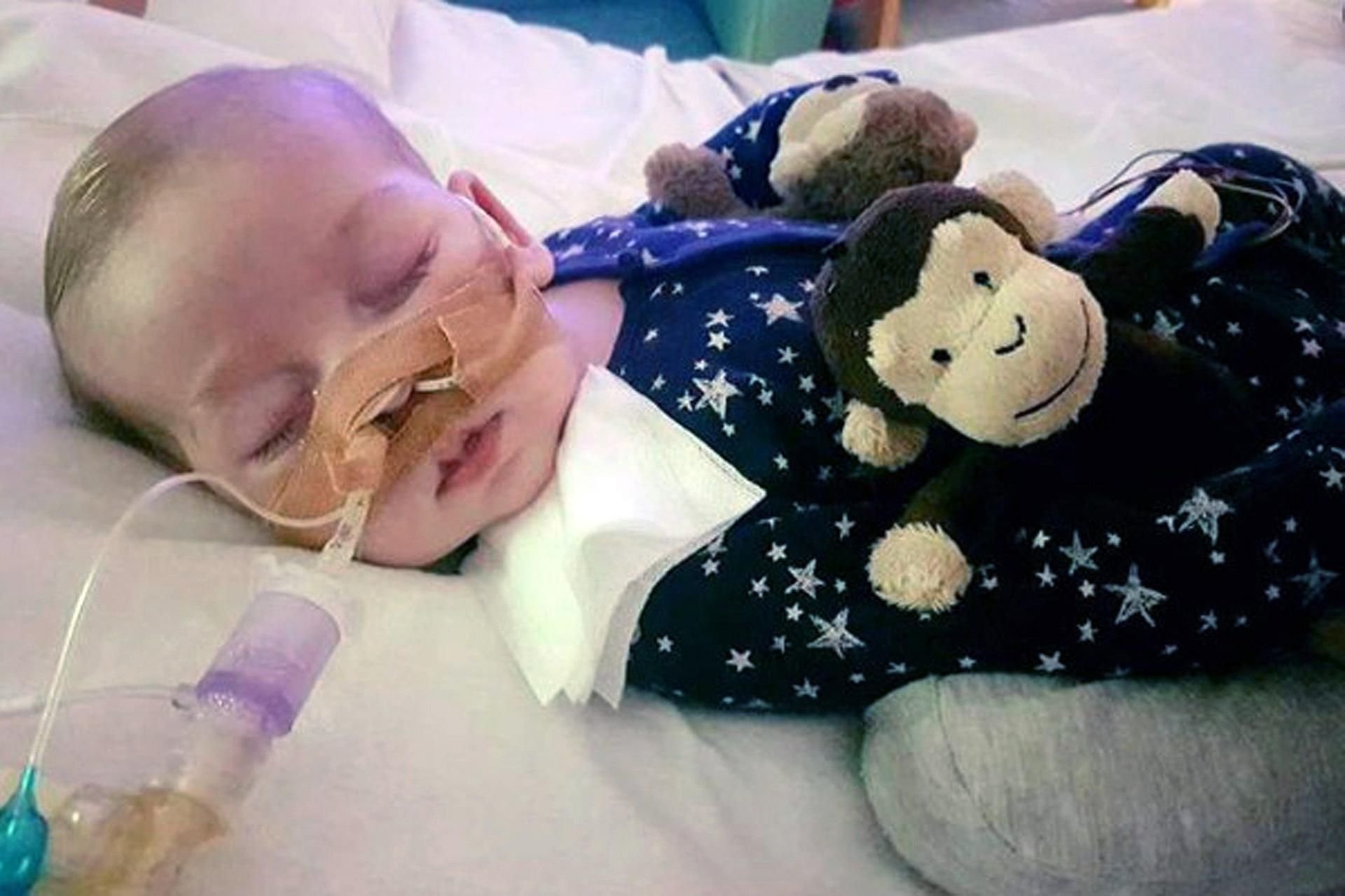 Das Foto von Baby Charlie aus der Kinderklinik hat die Familie zur Verfügung gestellt.