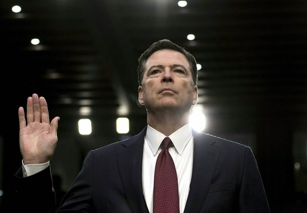 Nichts als die Wahrheit? James Comey sagt im Juni 2017 vor dem US-Senat aus – unter Eid.