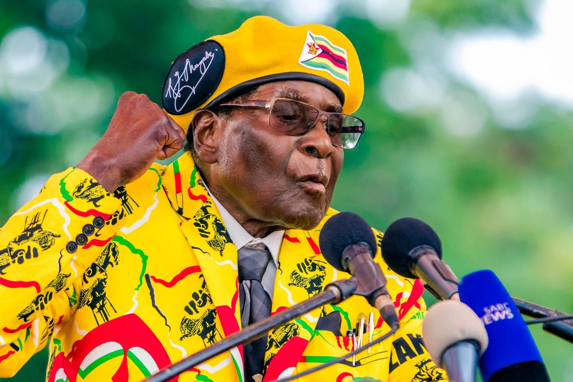 Robert Mugabe war seit 1980 an der Macht und ließ Proteste gegen seine Regierung unterdrücken.