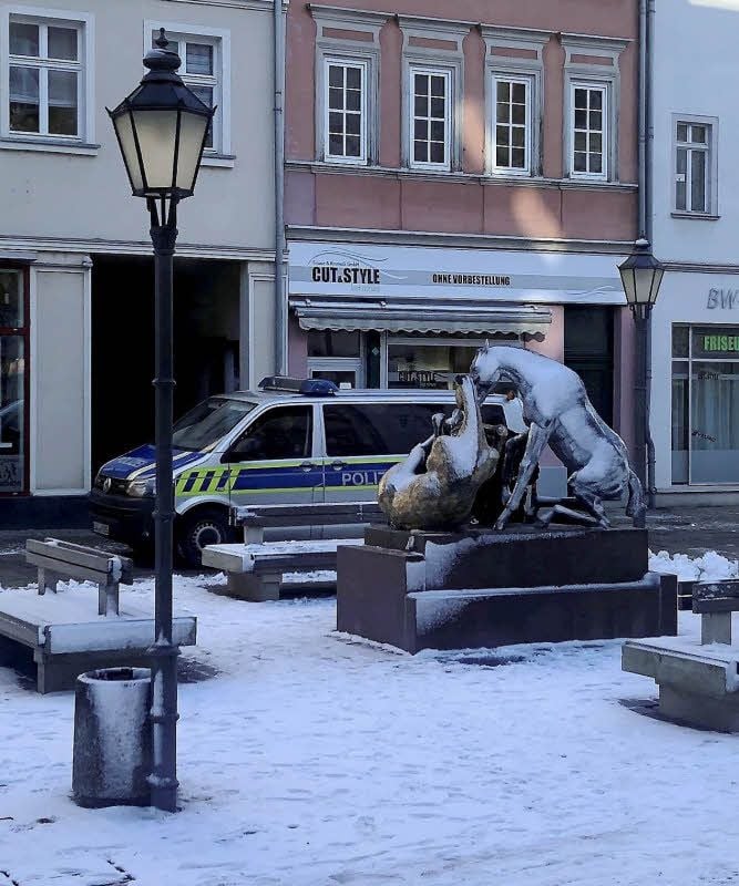 Die Polizei war am Montag vor Ort.