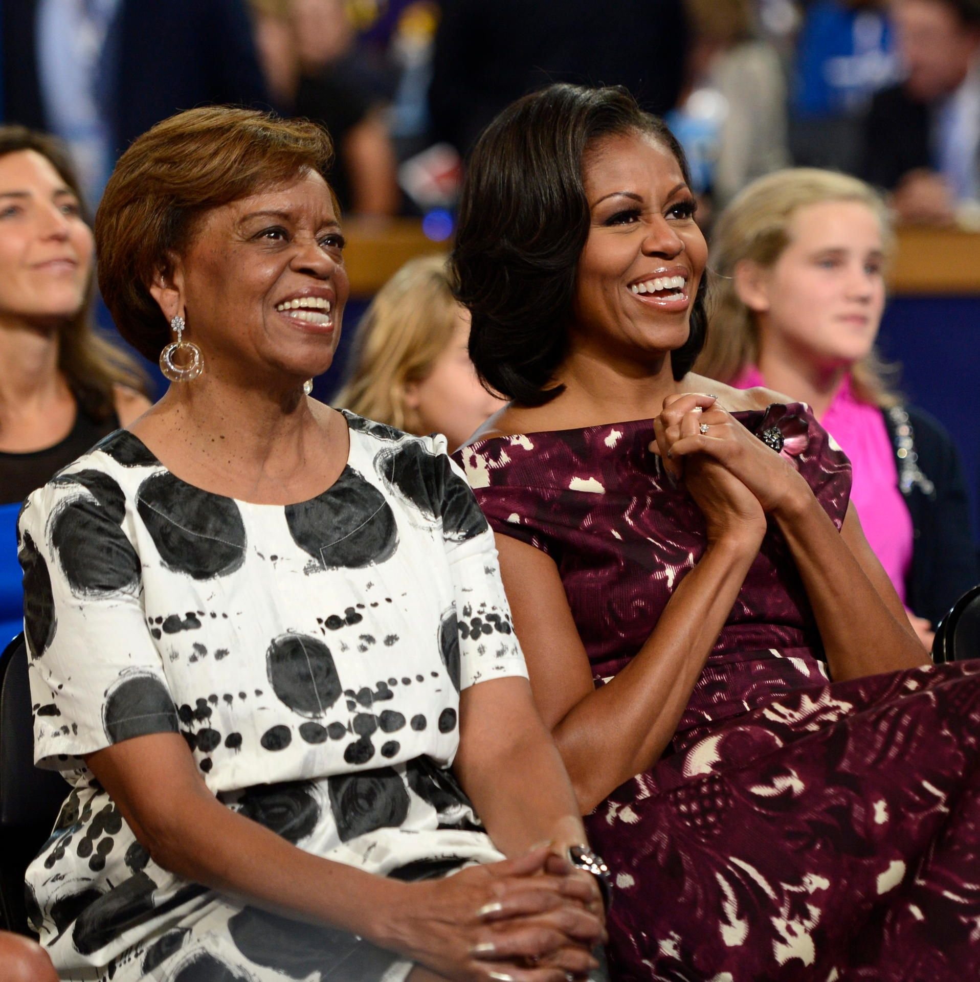 Michelle Obama mit ihrer Mutter Marian Shields Robinson