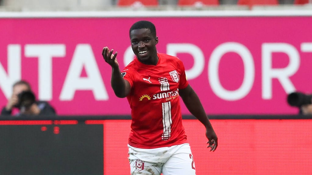 Beim Halleschen FC fühlte sich Braydon Manu extrem wohl und wurde auf Anhieb zum Publikumsliebling.