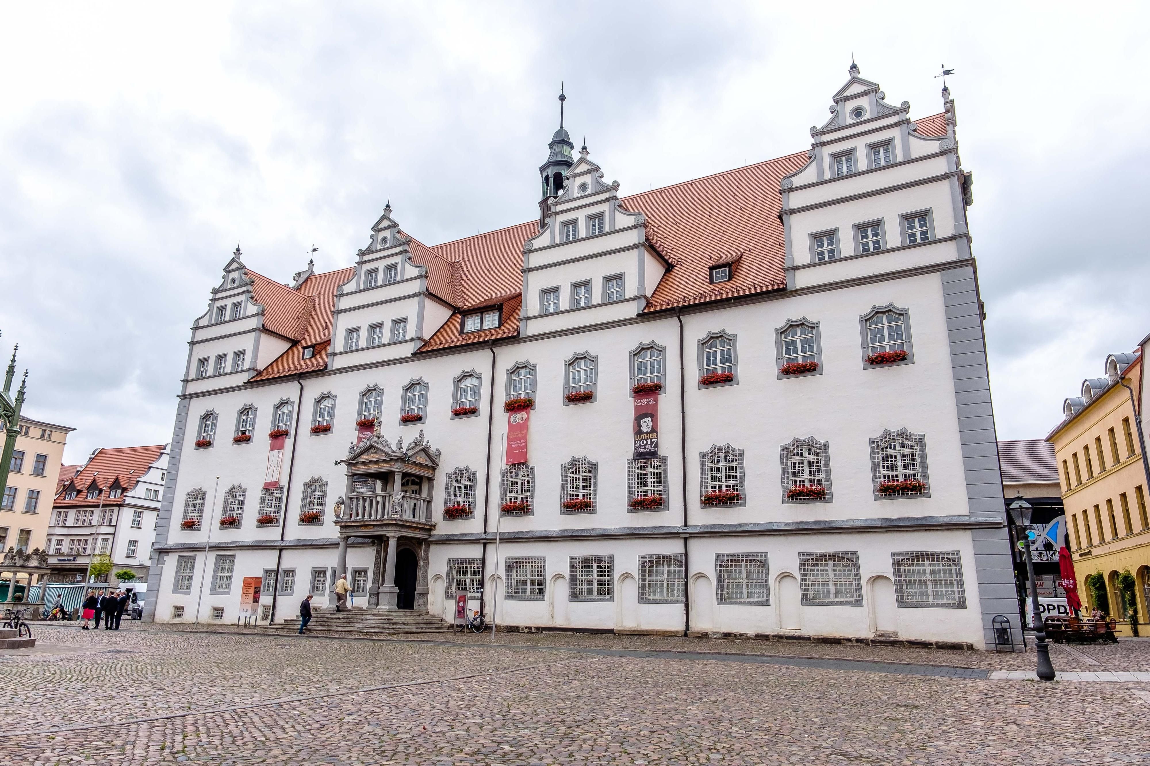 Das Alte Rathaus am Wittenberger Marktplatz. Hier tagt unter anderem der Stadtrat Wittenberg.
