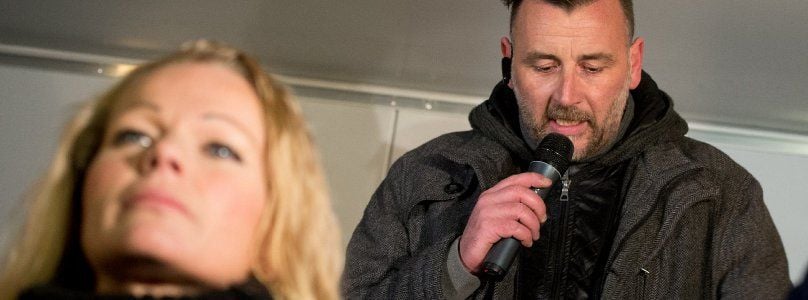 Die Pegida-Mitgründer Lutz Bachmann und Kathrin Oertel.