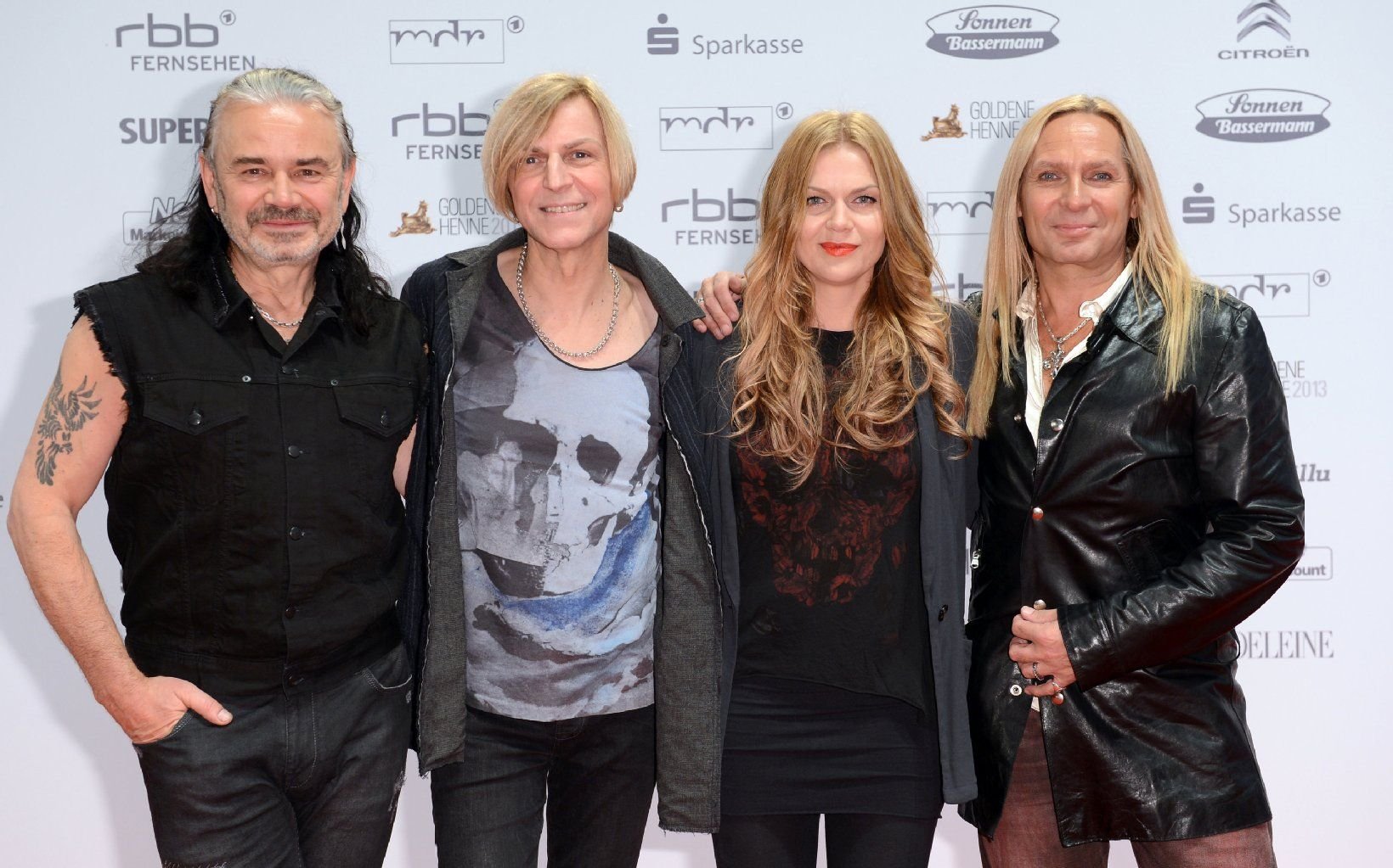 Sängerin und Schauspielerin Anna Loos und ihre Band Silly