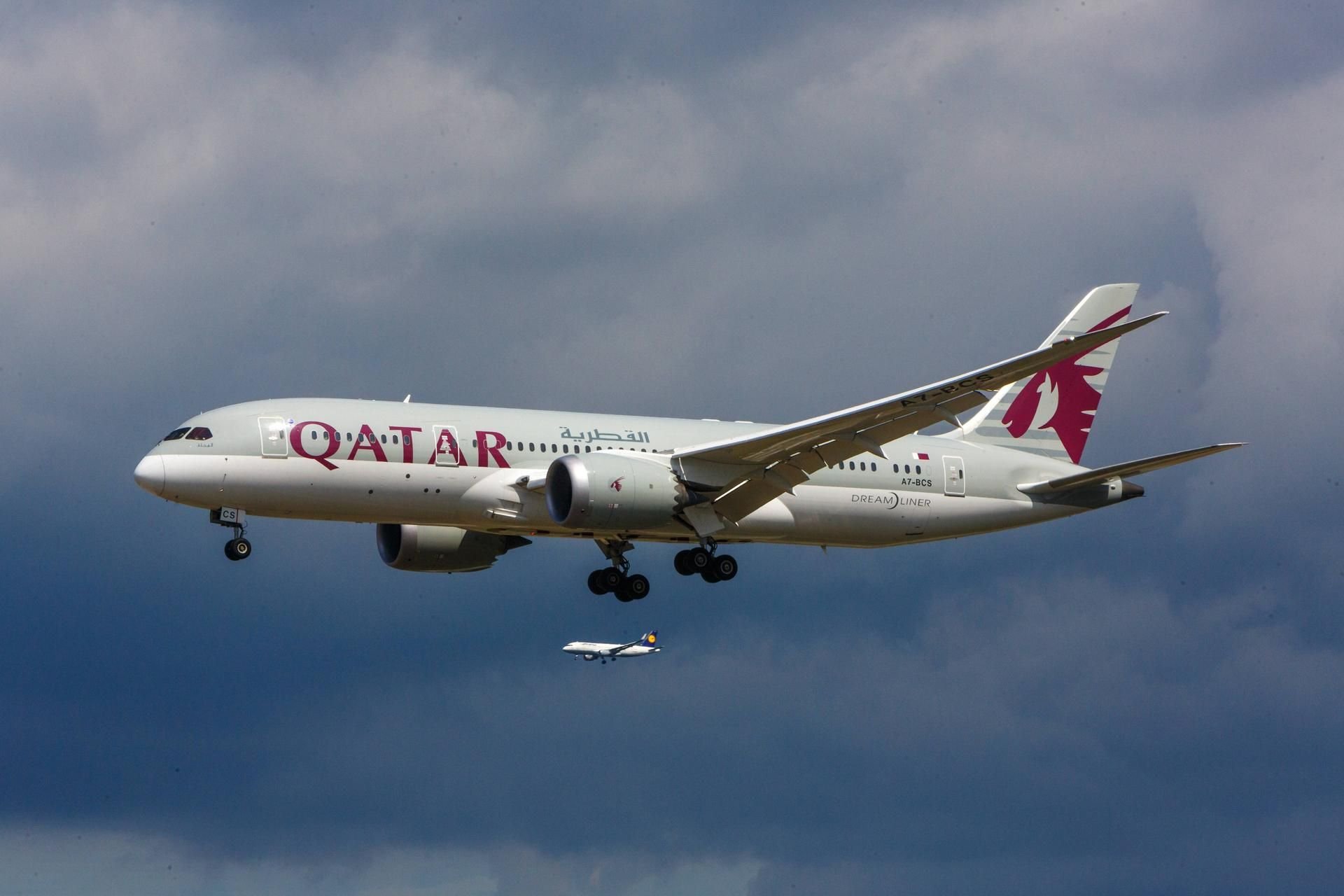 Eine Boeing von Qatar. (Symbolbild)