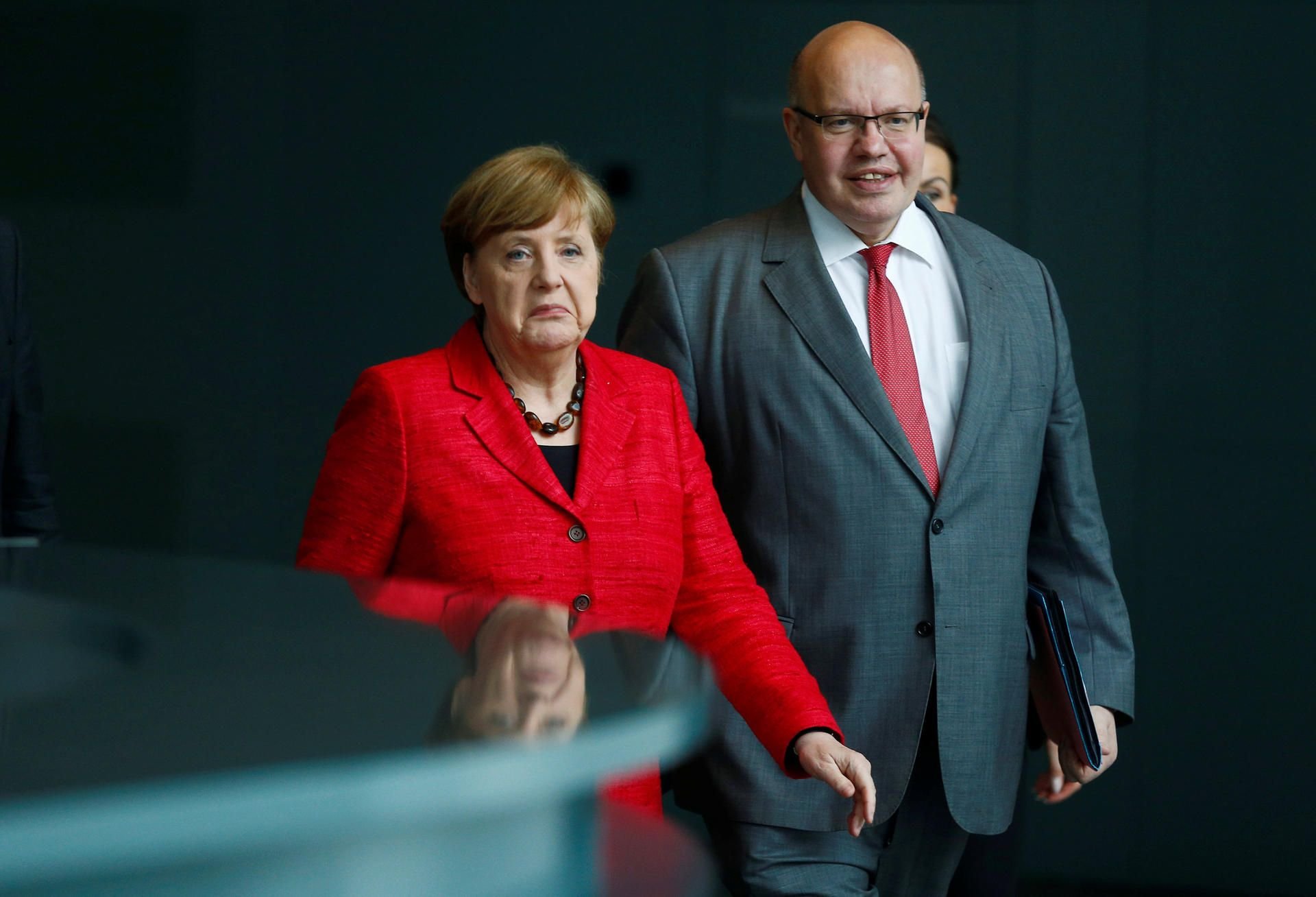 Er schreibt ihr Programm: Kanzleramtschef Peter Altmaier und Bundeskanzlerin Angela Merkel