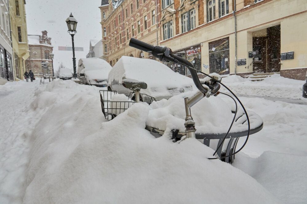 Bis zu 38 Zentimeter hoch war die Schneedecke in diesem Winter in Bernburg - mehr gab es nur vor 51 Jahren.