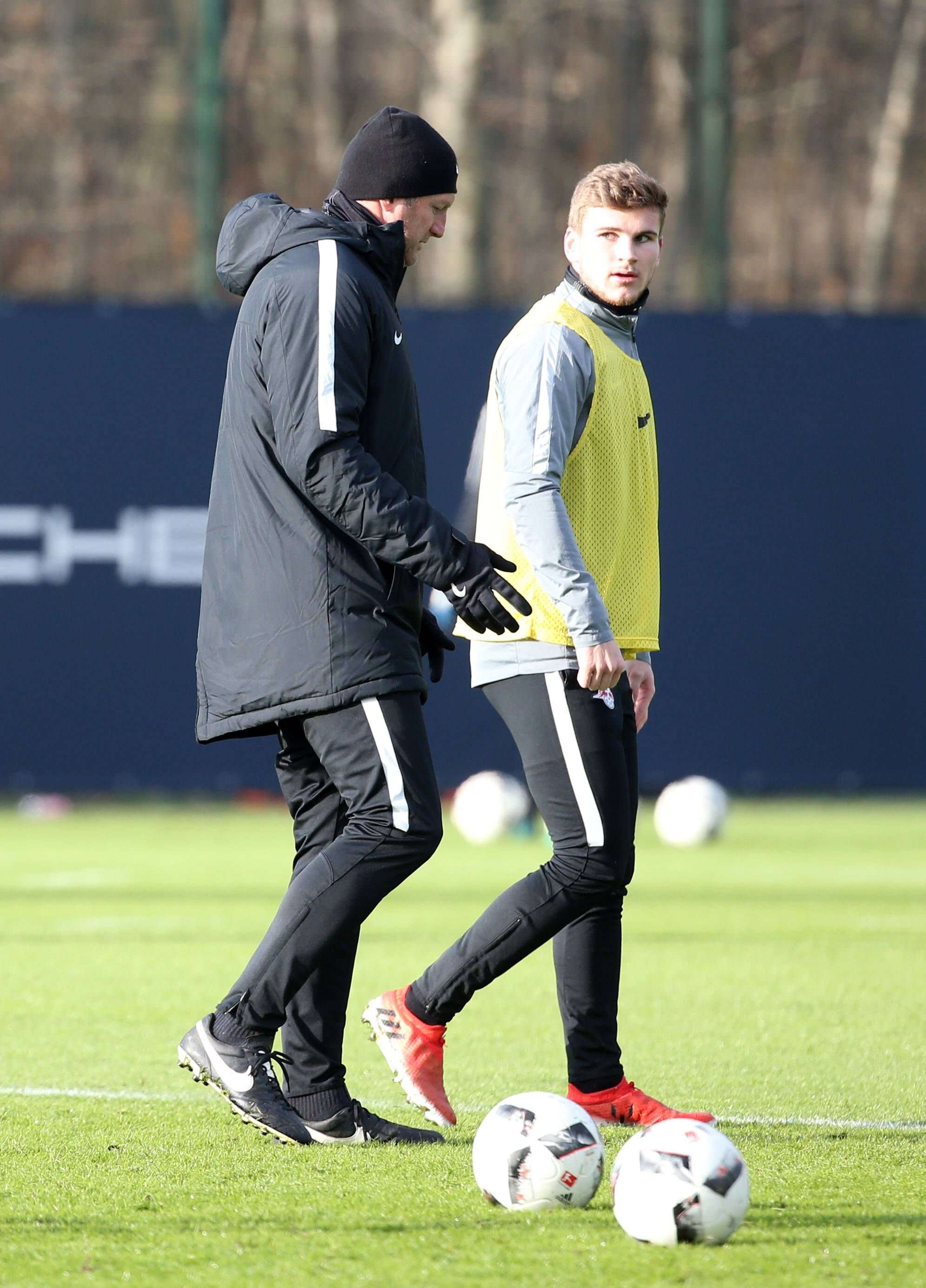 Ralph Hasenhüttl und der zuletzt scharf in die Kritik geratene Timo Werner.