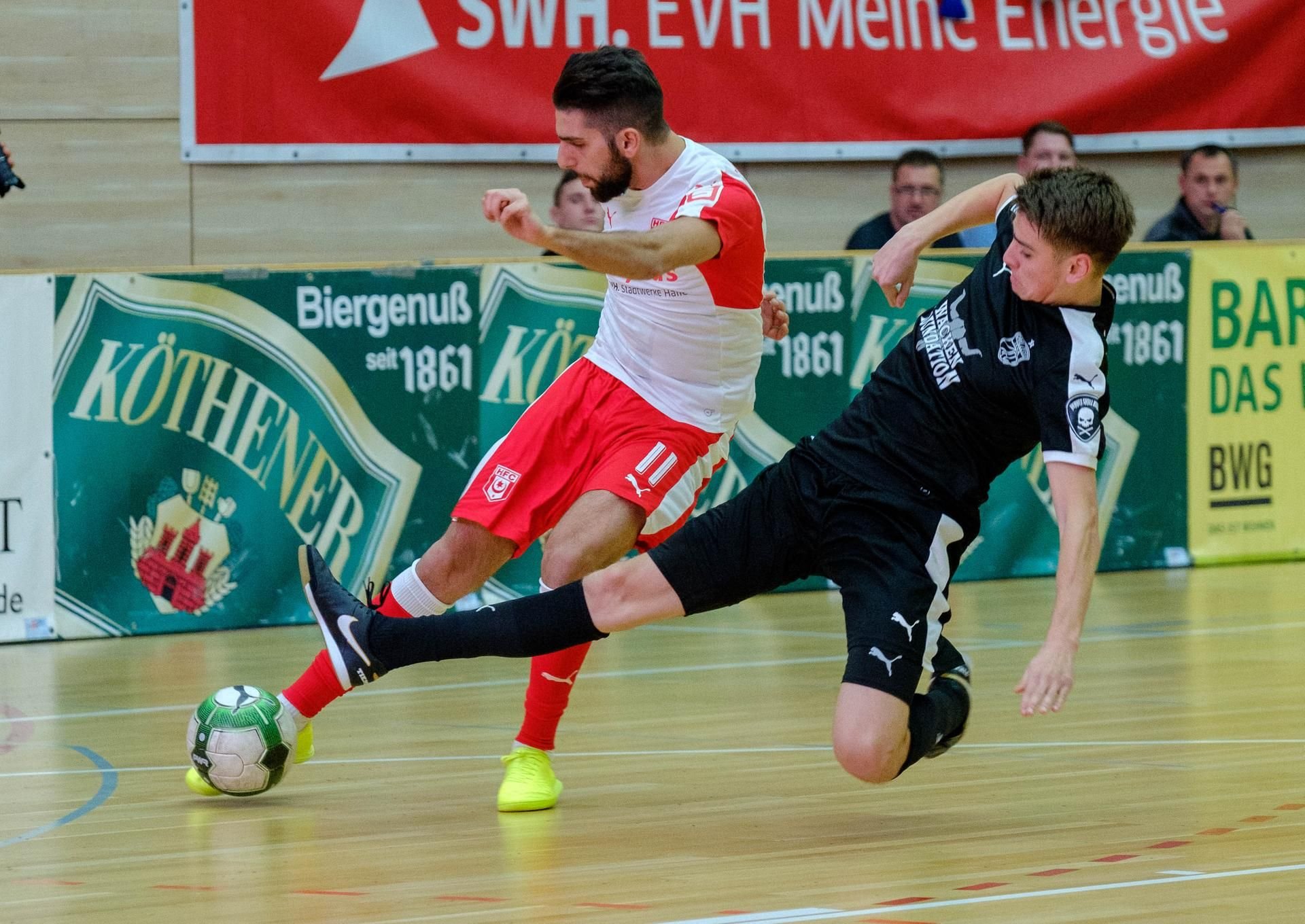 Halles Hilal El-Helwe zeigte sich besonders treffsicher.
