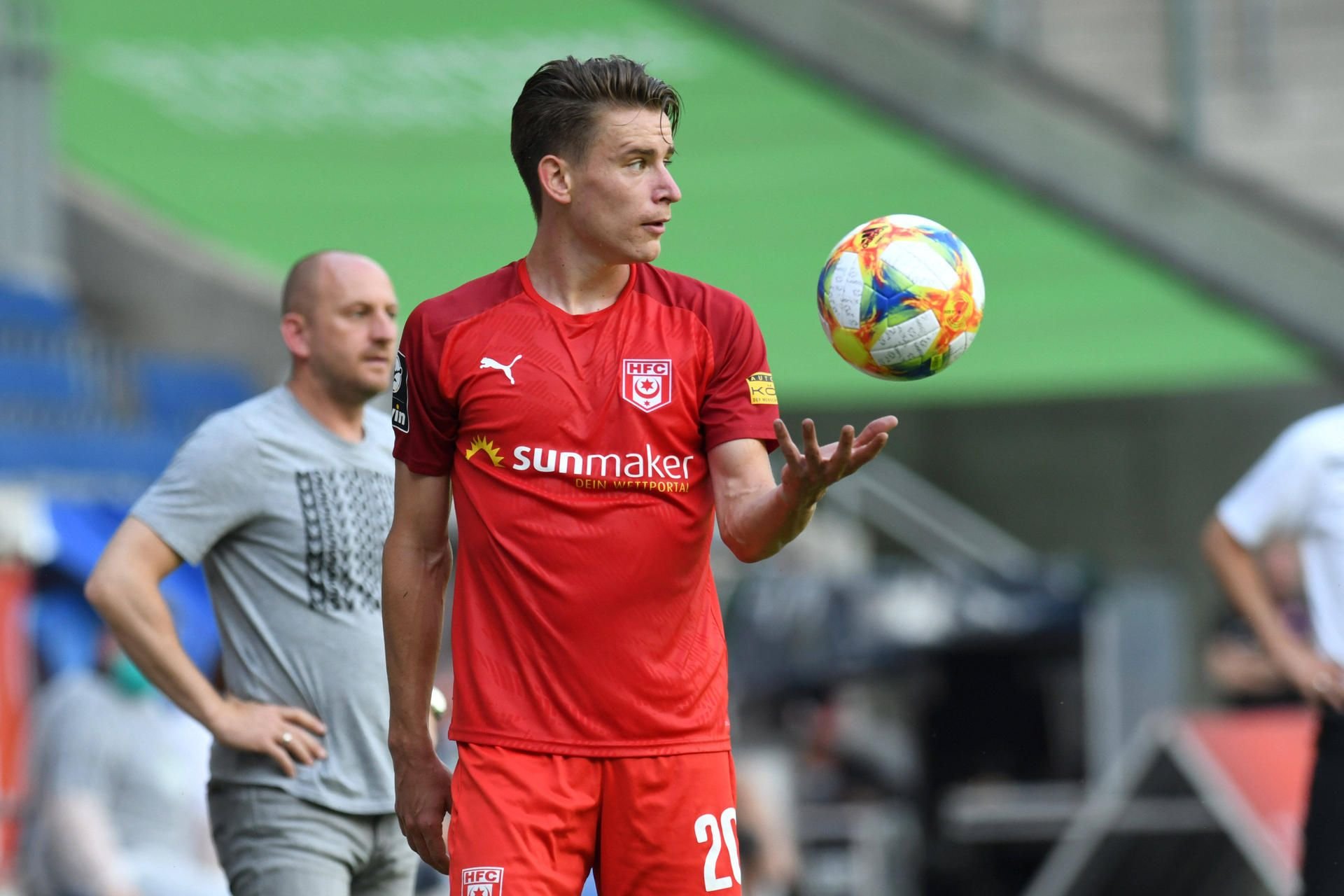 Florian Hansch erspielte sich beim HFC als Rechtsverteidiger einen Stammplatz.