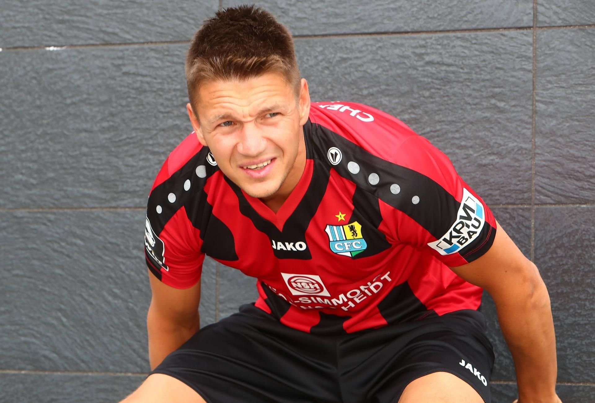 Daniel Frahn, hier noch im Trikot des Drittligisten Chemnitzer FC.
