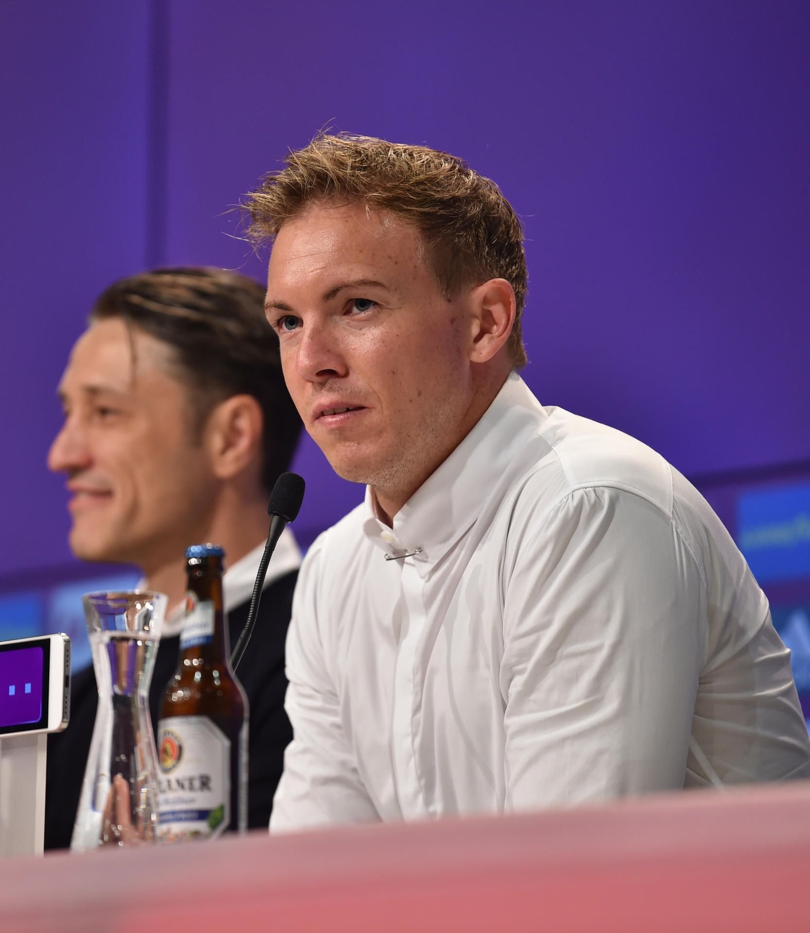 Optisch deutlich verändert zeigte sich Hoffeheims Trainer Julian Nagelsmann beim Liga-Start in München.