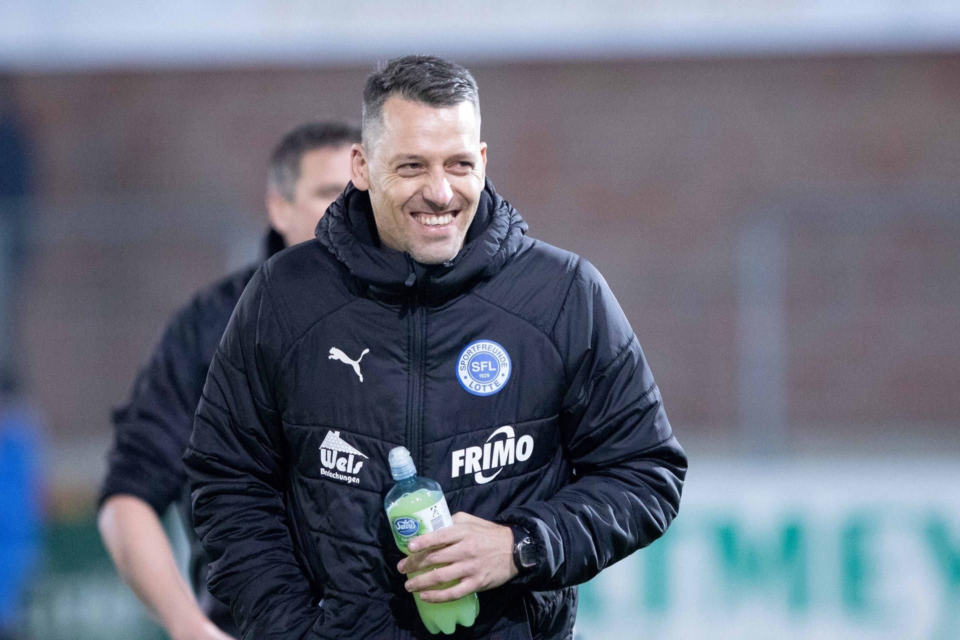 Trainer Nils Drube hat bei den Sportfreunden Lotte einen Punkteschnitt mit 1,61.