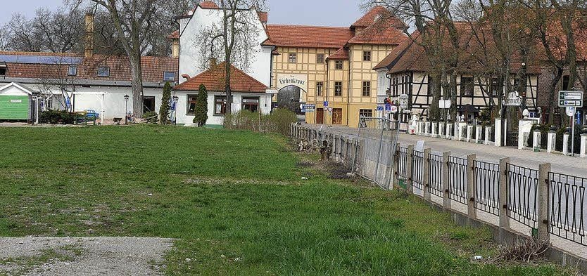 Geplanter Supermarkt-Standort in Wörlitz