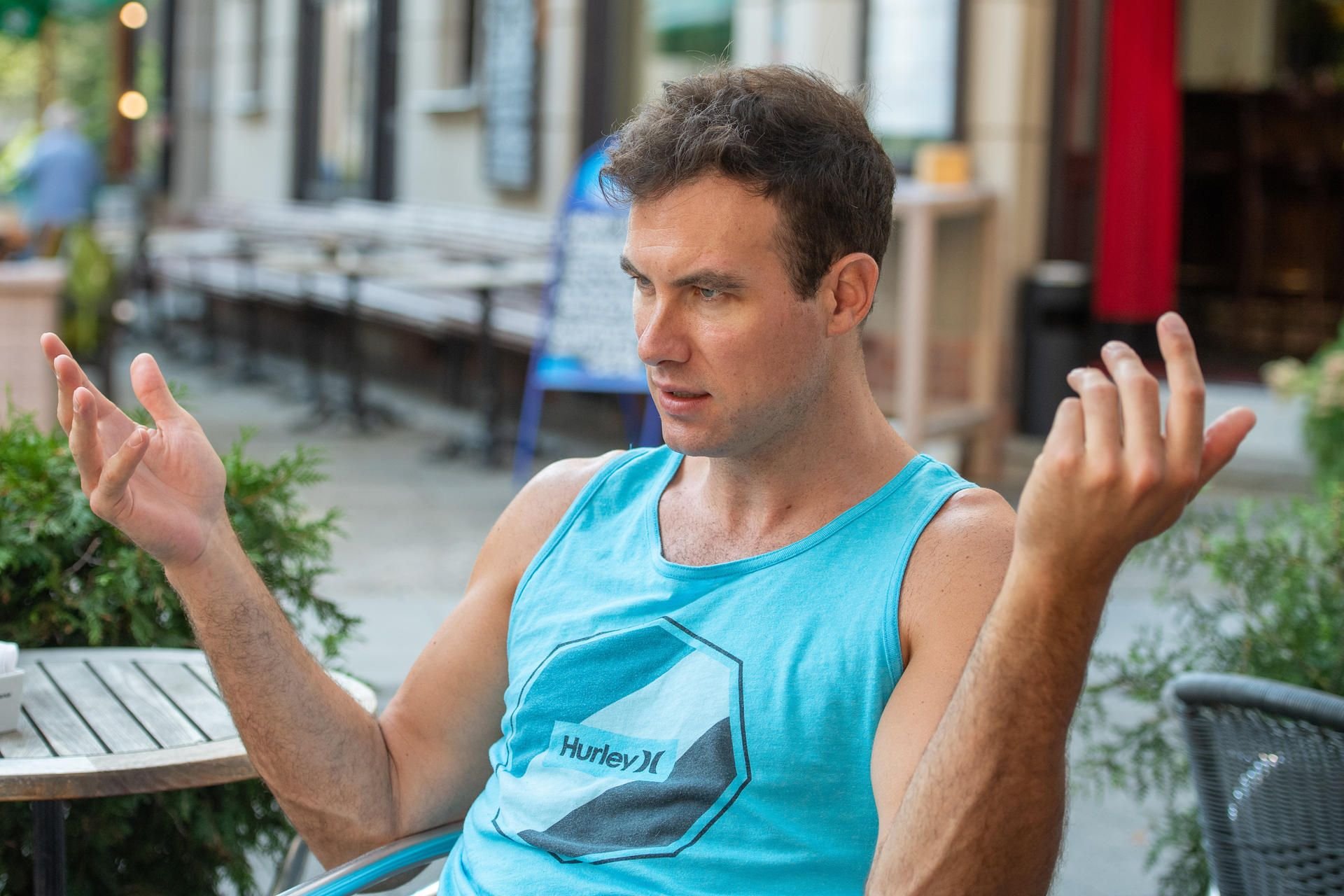 Sommer-Zugang Mark Heatley konnte bei den Saale Bulls bislang nicht überzeugen.