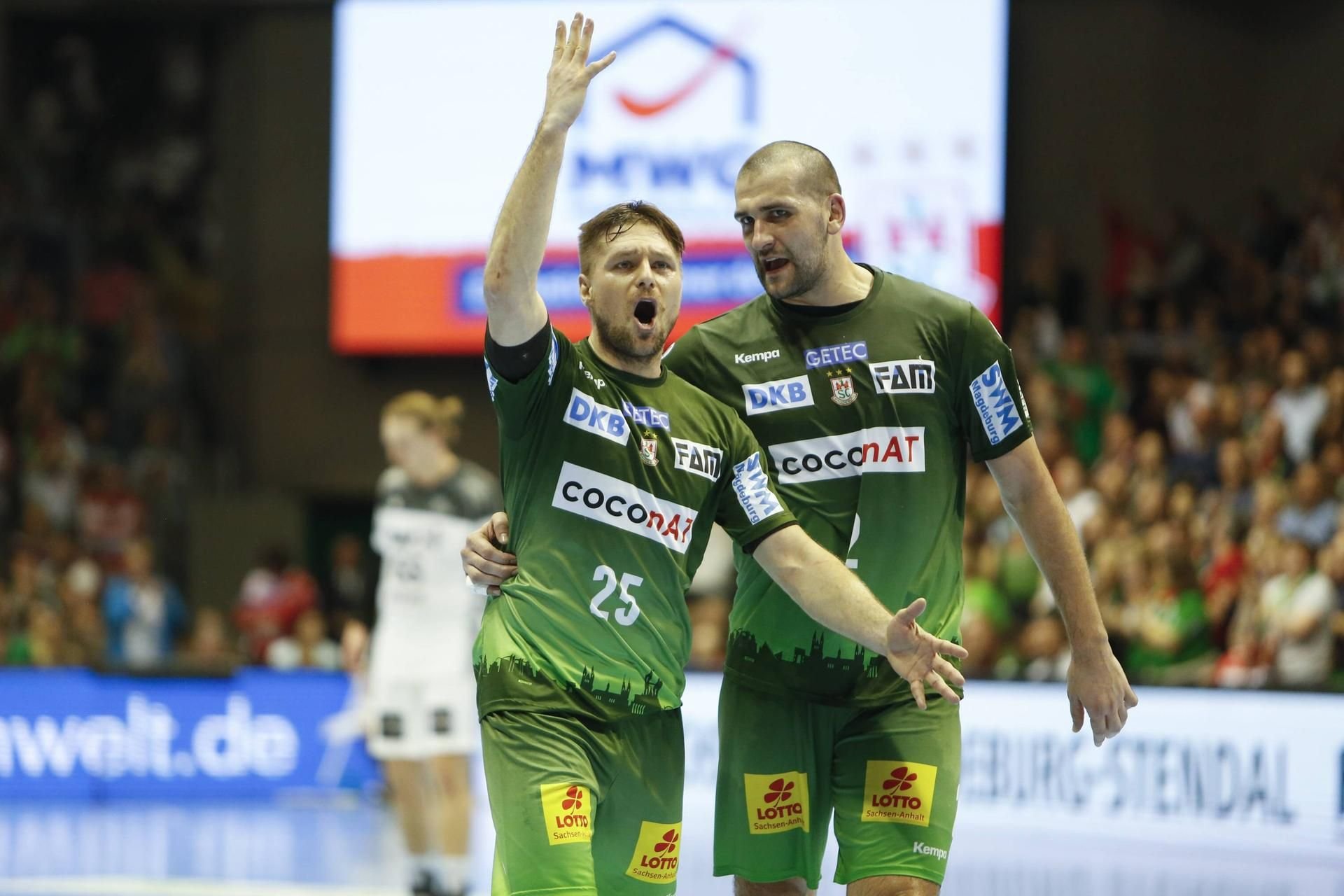 Marko Bezjak (l.) und Zeljko Musa (r.) haben beim SC Magdeburg eine Zukunft.